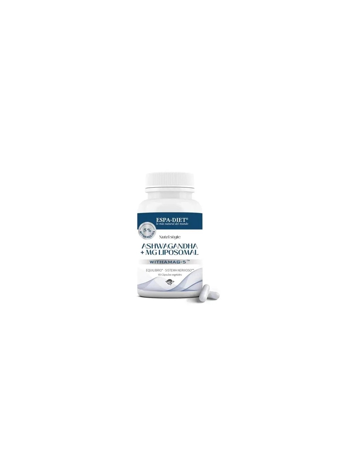 ASHWAGANDHA + MG LIPOSOMADO 60 CAPSULAS ESPA DIET