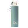 BOTELLA VIDRIO/SILICONA 500ML BBO IRISANA AZUL
