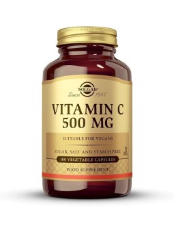 VITAMINA C 500 MG 100 CAPSULAS SOLGAR