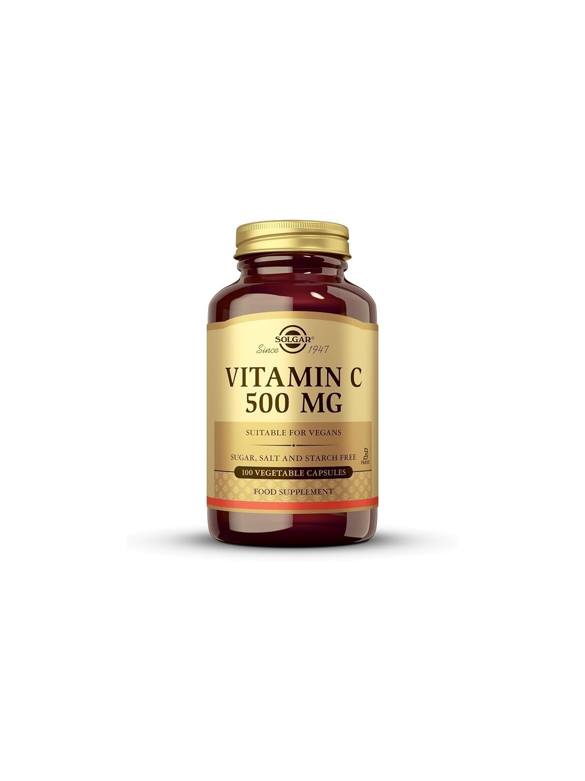 VITAMINA C 500 MG 100 CAPSULAS SOLGAR