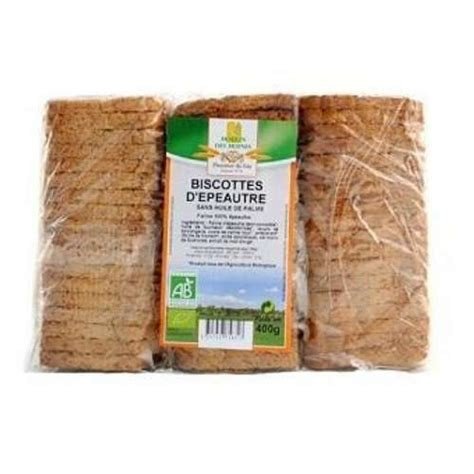 BISCOTES DE ESPELTA AGRIC. BIO MOULIN DE MOINES 400GR