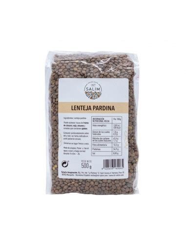 LENTEJA PARDINA 500 GR ECOSALIM