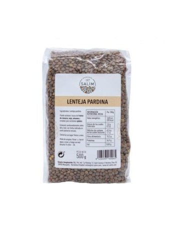 LENTEJA PARDINA 500 GR ECOSALIM