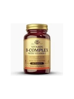 B COMPLEX + VITAMINA C 100COMP SOLGAR