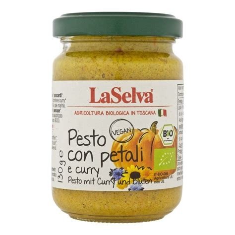 PESTO CON CURRY Y FLORES LA SELVA 130 G