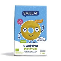 GALLETITA DE ESPELTA CON MANZANA BIO 220G SMILEAT