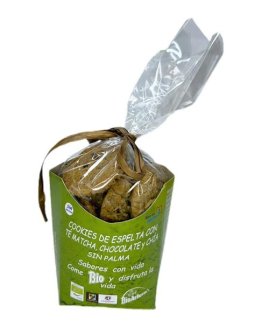 GALLETAS DE ESPELTA BIOARTESA TE MATCHA, CHOCO Y CHIA BIOARTESA