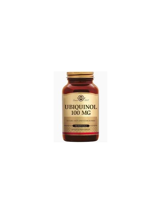 UBIQUINOL 100 MG 50 CAPSULAS SOLGAR