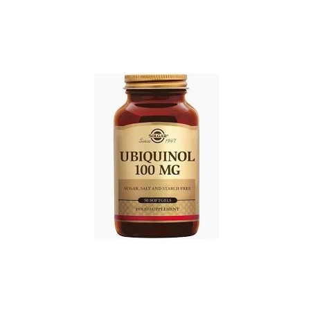UBIQUINOL 100 MG 50 CAPSULAS SOLGAR
