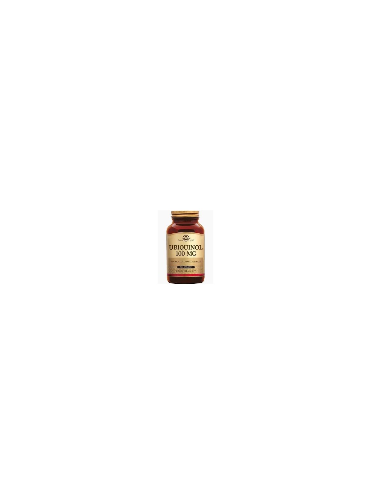UBIQUINOL 100 MG 50 CAPSULAS SOLGAR