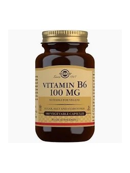 VITAMINA B6 PIRIDOXINA 100MG 100CPS SOLGAR