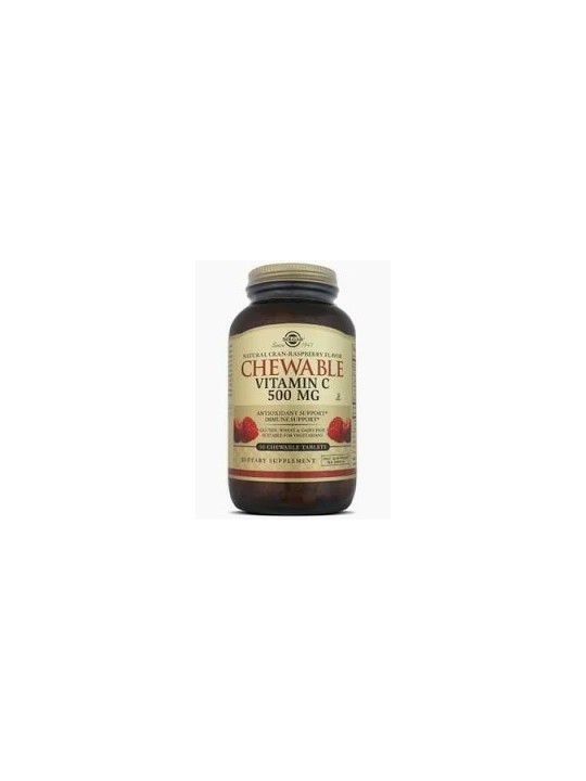 VITAMINA C 500MG MASTICABLE NARANJA SOLGAR