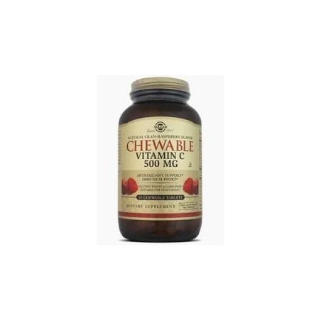 VITAMINA C 500MG MASTICABLE NARANJA SOLGAR