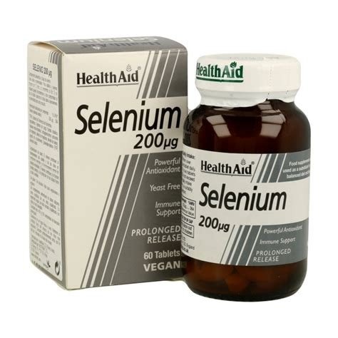 SELENIUM 200MCG 60C HEALTHAID