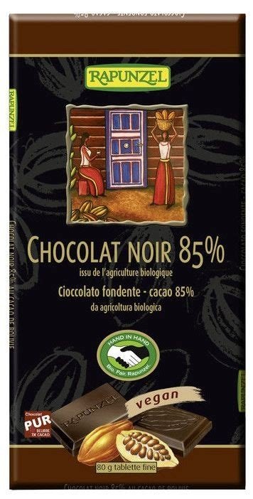 TABLETA CHOCOLATE 85% RAPUNZEL