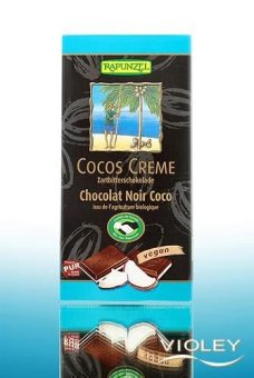 CHOCO.NEGRO COM CREMA COCO RAPUNZEL