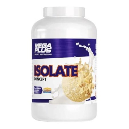 ISOLAT CONCEPT 1 KG MEGAPLUS SABOR CHOCOLATE BLANCO
