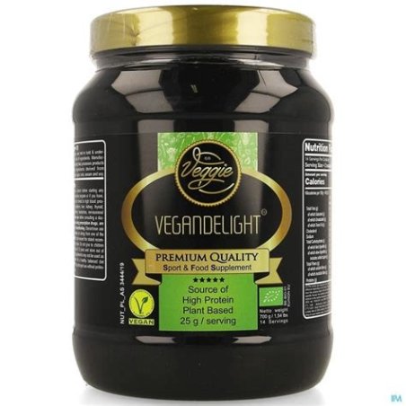 VEGANDELIGHT 700 G VEGGIE CHOCOLATE BELGA