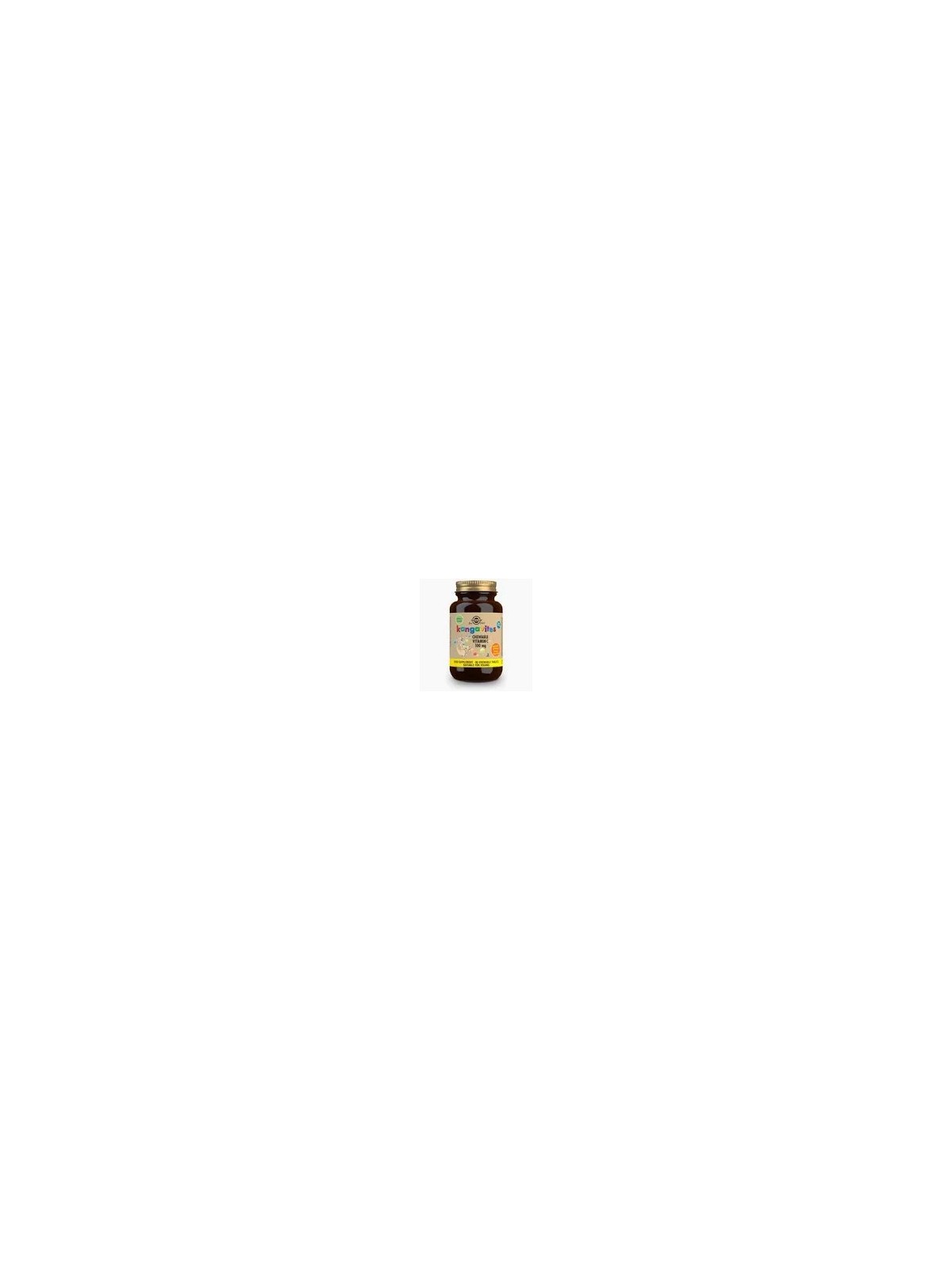 KANGAVITES MASTICABLE VITAMINA C 100MG SOLGAR