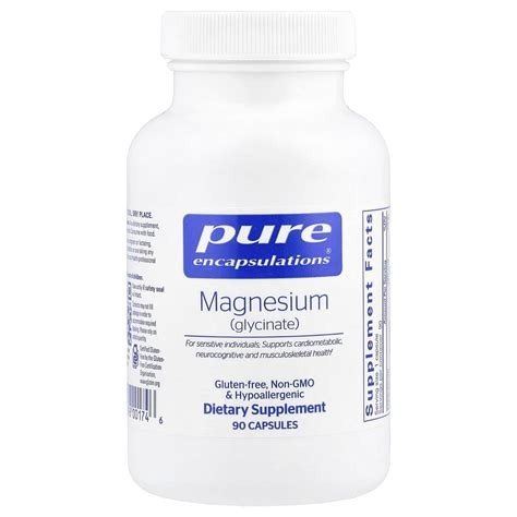 GLICINATO DE MAGNESIO 90 CAPSULAS PURE ENCAPSULATIONS