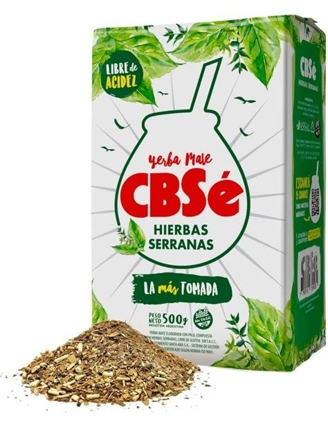 YERBA MATE CBSE HIERBAS SERRANAS 500GR.