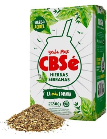 YERBA MATE CBSE HIERBAS SERRANAS 500GR.