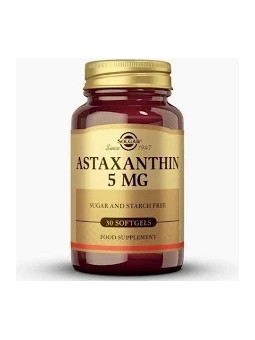 COMPLEJO AXTAXANTINA 5MG 30CAPS SOLGAR