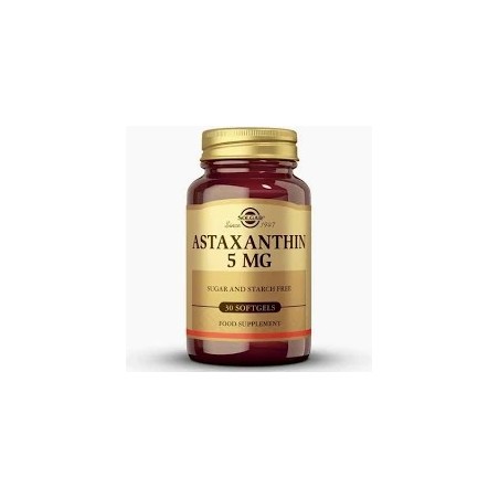 COMPLEJO AXTAXANTINA 5MG 30CAPS SOLGAR