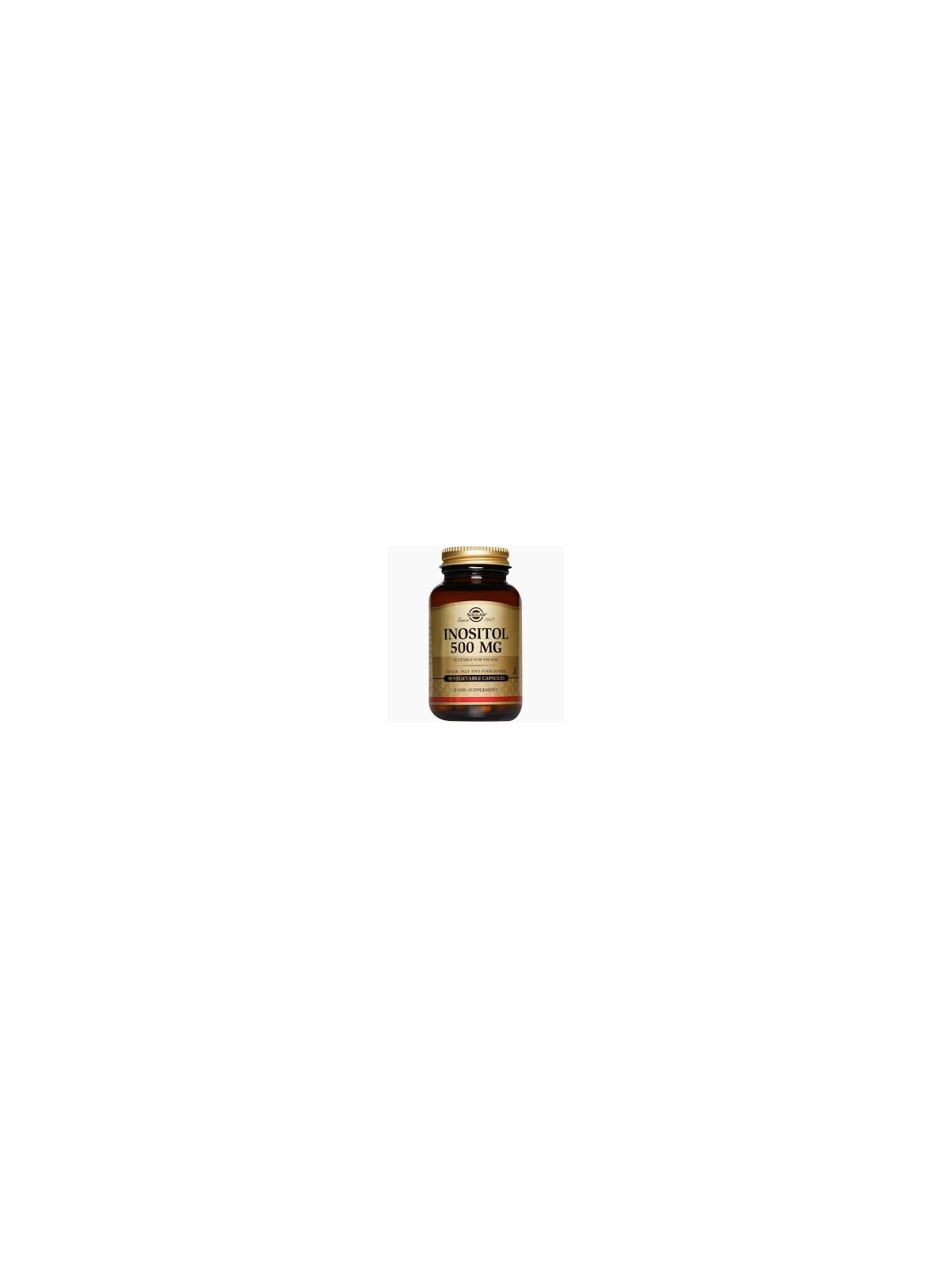 INOSITOL 50 CAPSULAS 500MG SOLGAR