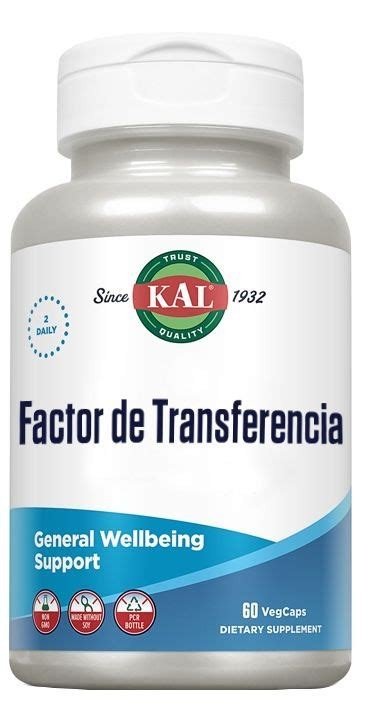 FACTOR DE TRANSFERENCIA 60 CAPSULAS KAL