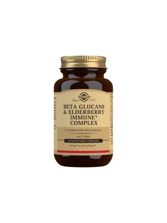 BETA GLUCANOS Y SAUCO 60 CAPSULAS SOLGAR