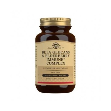 BETA GLUCANOS Y SAUCO 60 CAPSULAS SOLGAR