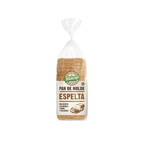 PAN MOLDE DE ESPELTA BLANCO BIOCOP 400 GR