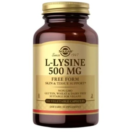 L-LISINE 500MG SOLGAR 100 TABLETAS