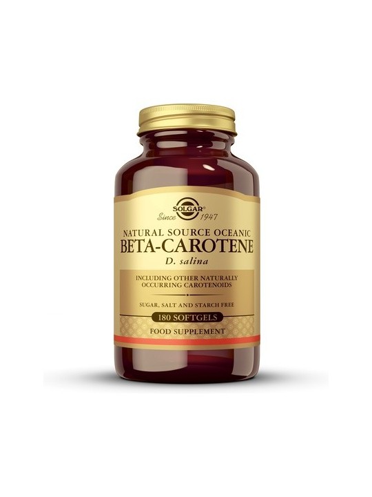 BETA-CAROTENO OCEANICO SOLGAR 7MG 180 CAP BLANDAS