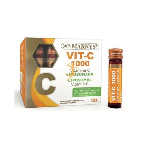 VITAMINA C 1000 LIPOSOMADA 20 VIALES MARNYS