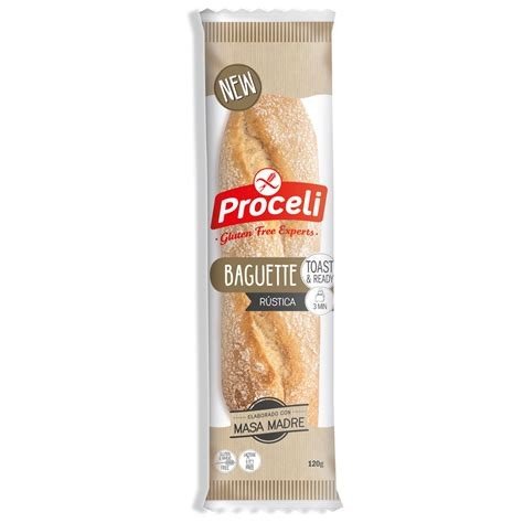 BAGUETTE RUSTICA PROCELI SIN GLUTEN