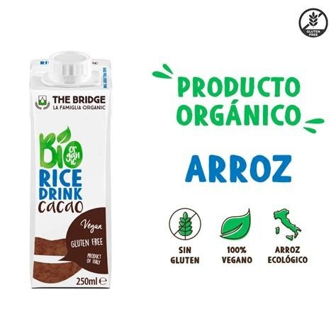 BEBIDA ARROZ CHOCO 250ML THE BRIDGE