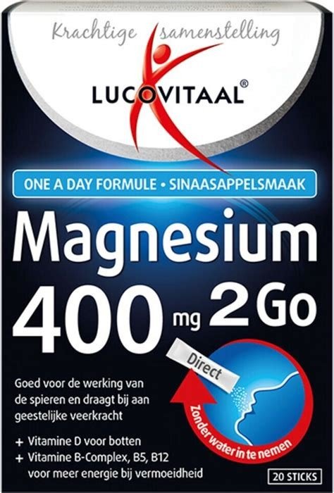 CITRATO DE MAGNESIO 400 MG 20 STICKS LUCOVITAAL