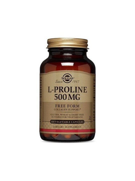 L-PROLINA 500 MG 100 CAPSULAS SOLGAR