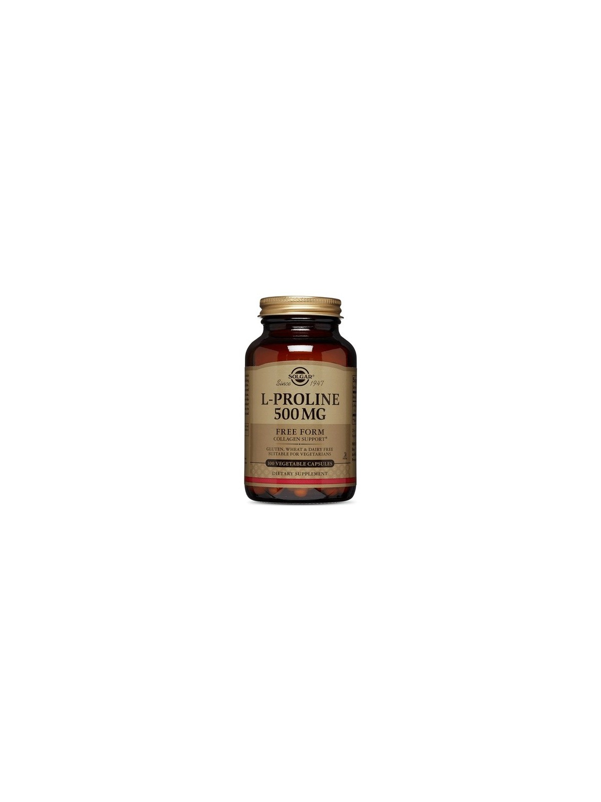 L-PROLINA 500 MG 100 CAPSULAS SOLGAR