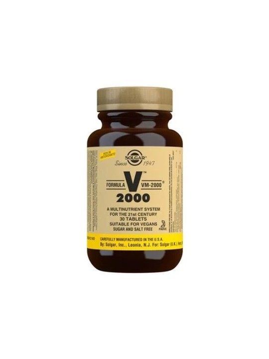 FORMULA VM2000 SOLGAR 30 TABLETAS