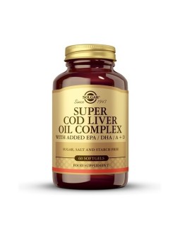 SUPER COD LIVER OIL COMPLEX 60 CAPSULAS SOLGAR