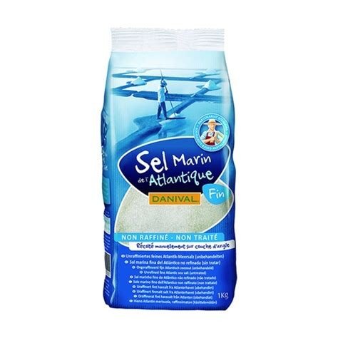 SAL MARINA ATLANTICA FINA SIN REFINAR DANIVAL 1KG