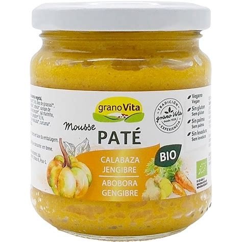 PATE CALABAZA Y JENGIBRE GRANOVITA