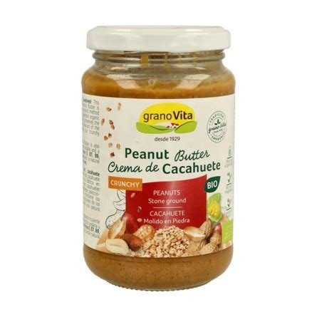 CREMA CACAHUETE CRUJIENTE BIO 350G GRANOVITA