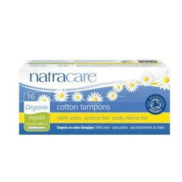 TAMPON REGULAR BIO 16 UNID.C/ APLICADOR NATRACARE