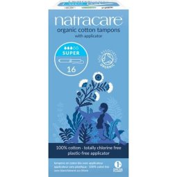 TAMPON SUPER 16 UNID.C/ APLICADOR NATRACARE