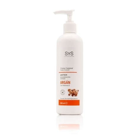 CREMA CORPORAL ARGAN 300 ML SYS
