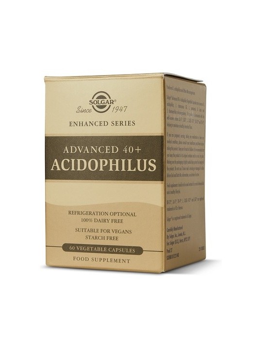 ACIDOPHILUS ADVANCE 40+ 60 CAPSULAS SOLGAR